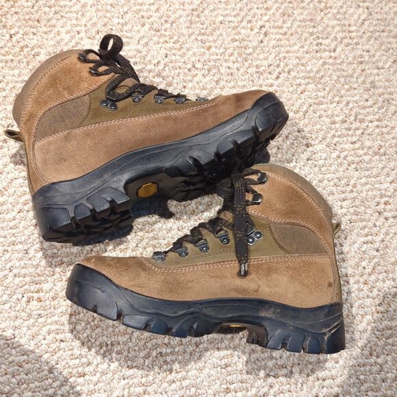 ASOLO Rainier Hiking Boots Womens 7 Brown Suede Gore Tex Trail Outdoor - Picture 4 of 7